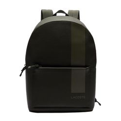Balo Lacoste Chantaco Graphic Piqué Leather Backpack Baobab Tank Màu Xanh Olive
