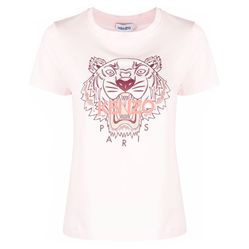 Áo Phông Kenzo Tiger Logo Classic T-Shirt FC62TS8464YM 34 Màu Hồng Size M