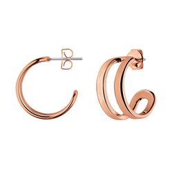 Khuyên Tai Calvin Klein Return Creole Earrings KJ0ZPE000100 Màu Vàng Hồng