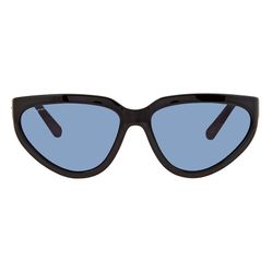 Kính Mát Salvatore Ferragamo Blue Cat Eye Ladies Sunglasses SF1017S 001 6016 Màu Xanh Đen