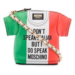 Túi Đeo Vai Moschino Italian Slogan T-shirt Bag In Multicolor 2117 A7433 8002 1888 Phối Màu