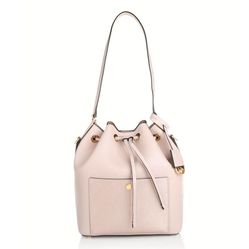 Túi Đeo Chéo Michael Kors Greenwich Small Saffiano Leather Bucket Bag Pink Màu Hồng Size 23