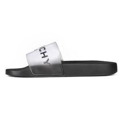 Dép Givenchy Logo Slide Sandals Màu Đen Xám Size 38