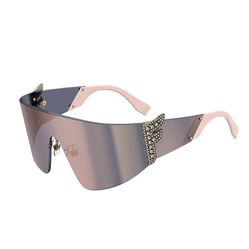 Kính Mát Fendi Gray Rose Gold Ladies Sunglasses FF 0382/S 35J 99  Màu Xám Hồng