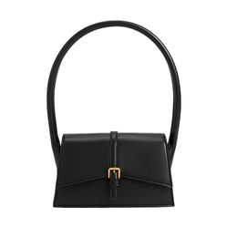Túi Đeo Vai Charles & Keith Annelise Belted Trapeze Bag CK2-20781954 Màu Đen