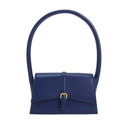 Túi Đeo Vai Charles & Keith Annelise Belted Trapeze Bag CK2-20781954 Màu Xanh Navy