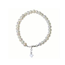 Vòng Đeo Tay Minh Hà Pearl Jewelry Ngọc Trai Truyền Thống Size Ngọc 5-6mm Màu Trắng Ngà