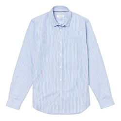 Áo Sơ Mi Lacoste Men's Pinstripe Club Collar Shirt CH0171 Màu Xanh Size 40