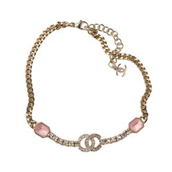 Dây Chuyền Chanel Necklace Pendant CC Màu Vàng