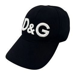 Mũ Dolce & Gabbana Logo Embroidered Black GH590Z GE962 N0000 Màu Đen Size 57