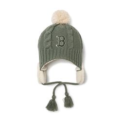 Mũ Len Trẻ Em MLB Mega Bear Beanie Boston Red Sox 7ABNC0126-43KAS Màu Xanh Rêu