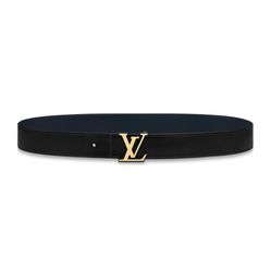 Thắt Lưng Nam Louis Vuitton LV Mirror 35mm Reversible Belt M0626Q Màu Đen Size 100