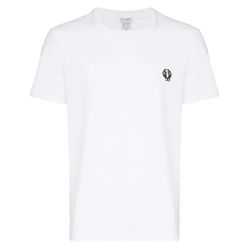 Áo Phông Dolce & Gabbana Logo Embroidered In White M8C03J FUECG W0800 Màu Trắng Size 4