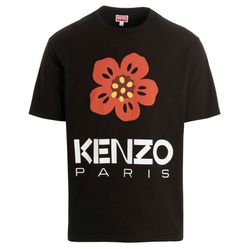 Áo Thun Kenzo Boke Flower Cotton T-Shirt FD55TS4454SO99J Màu Đen