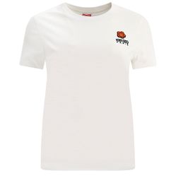 Áo Thun Kenzo Crest Logo T-Shirt White FC62TS0124SO01 Màu Trắng