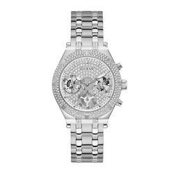 Đồng Hồ Nữ Guess Silver Tone Case Silver Tone Stainless Steel Watch GW0440L1 Màu Bạc