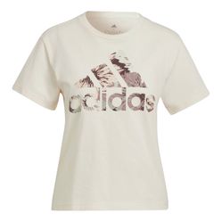 Áo Phông Adidas W Aop Reg Tee Tshirt HN5277 Màu Be Size L