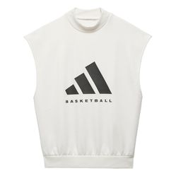 Áo Ba Lỗ Adidas Basketball Sleeveless Sweatshirt IA3417 Màu Trắng Size XS