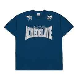 Áo Phông Acmé De La Vie ADLV Tshirt A27 Sporty Uniform Màu Xanh Blue