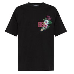 Áo Phông Dolce & Gabbana D&G Black Logo Printed G8PJ0Z G7HBV N0000 Màu Đen