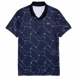 Áo Polo Men's Lacoste Cut And Sew Shirt Màu Xanh Navy Size S