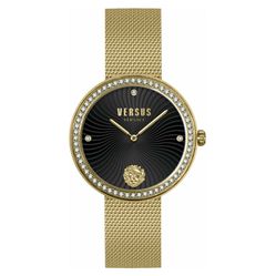 Đồng Hồ Nữ Versace Versus Womens IP Yellow Gold 35 mm Lea Bracelet Watch VSPEN2121 Màu Vàng Gold