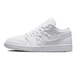 Giày Thể Thao Nike Air Jordan 1 Low Quilted White (W) DB6480-100 Màu Trắng Size 36