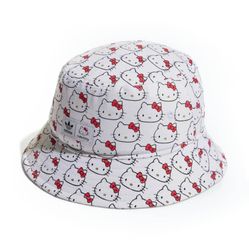 Mũ Adidas Hello Kitty Bucket Hat Màu Trắng Đỏ Size 54-57