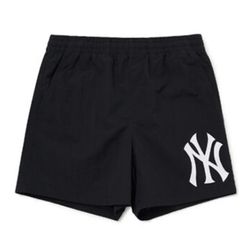 Quần Shorts MLB Basic Big Logo New York Yankees Black 3ASMB0323-50BKS Màu Đen Size M