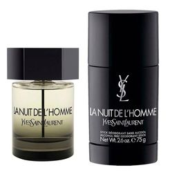 Set Nước Hoa Nam YSL Yves Saint Laurent La Nuit De L’homme EDT 60ml + Lăn Khử Mùi  YSL Deodorant 75g
