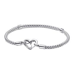 Vòng Đeo Tay Nữ Pandora Moments Studded Chain Bracelet 592453C00 Màu Bạc Size 18cm