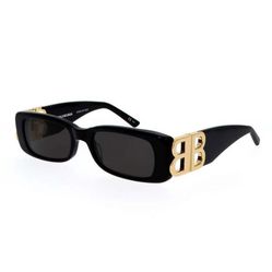 Kính Mát Balenciaga BB0096S 001 Sunglasses Màu Đen