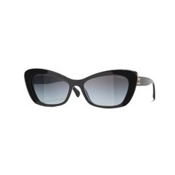 Kính Mát Chanel Cat Eye Sunglasses CH5481H 1716S6 Màu Xám Đen