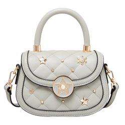 Túi Đeo Chéo Lyn Lil Star Top Handle S Handbags LL23CBF151 Màu Xám