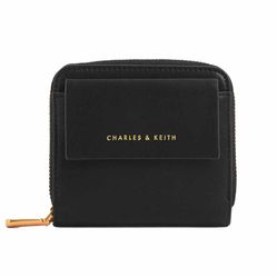 Ví Charles & Keith Mini Square Wallet CK6-10770217_BLACK Màu Đen
