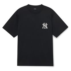 Áo Phông MLB Illusion Clipping New York Yankees Tshirt 3ATSU2033-50BKS Màu Đen