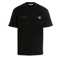 Áo Phông Nam Ih Nom Uh Nit Black Logo 'Jesus Love All' Printed Tshirt NUS23224 009 Màu Đen