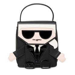 Túi Đeo Chéo Nữ Karl Lagerfeld Paris Ikons Karl Crossbody LH2EO8BZ Màu Đen