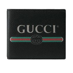 Ví Nam Gucci Print Gucci Wallet Màu Đen