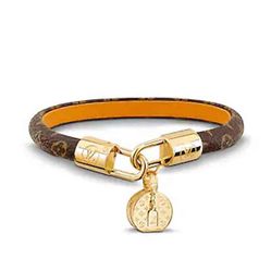 Vòng Đeo Tay Nữ Louis Vuitton LV Tribute Bracelet Túi Tròn Size 17