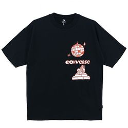 Áo Phông Converse At Home Disco Tee Black - 10022932-A04 Tshirt Màu Đen