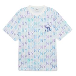 Áo Phông MLB New York Yankees 3ATSM2033-50WHS Tshirt Phối Màu