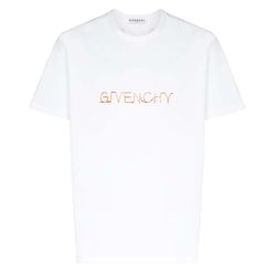 Áo Phông Nam Givenchy Neon Lights Print T-Shirt Màu Trắng
