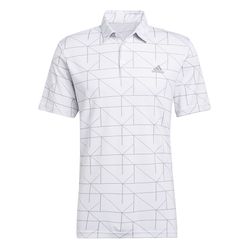 Áo Polo Nam Adidas Men Golf Jacquard Polo Shirt HA6116 Màu Trắng Size M