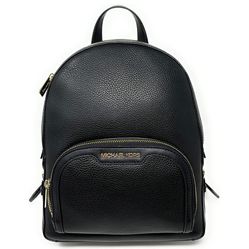 Balo Nữ Michael Kors MK Jaycee Medium Logo Backpack Black Màu Đen