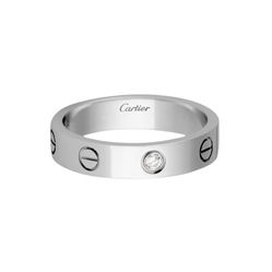 Nhẫn Nữ Cartier Love 1 Diamond B4050500 Màu Vàng Trắng
