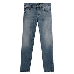 Quần Jeans Nam Dolce & Gabbana D&G Blue Tag Silver Dáng Slim GY07LD G8HB3 S9001 Màu Xanh