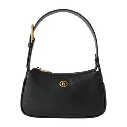Túi Đeo Vai Gucci Aphrodite Embellished Textured-Leather Shoulder Bag 739076 AAA9F 1000 Màu Đen