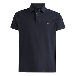 Áo Polo Nam Tommy Hilfiger Embroidery Logo Polo Shirt TH10084-004_DESERT-SKY Màu Xanh Than Size S