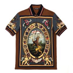 Áo Polo Nam Dolce & Gabbana D&G Mẫu Mới Màu Nâu